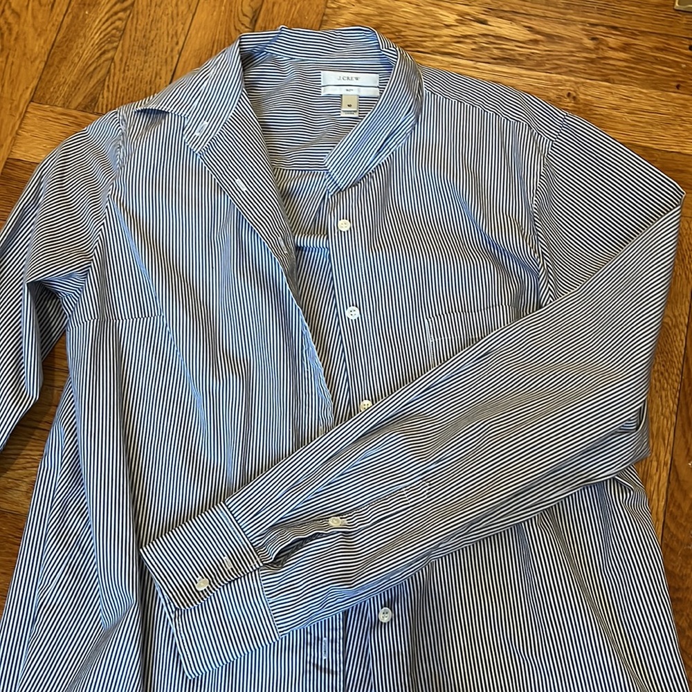 J Crew striped button down